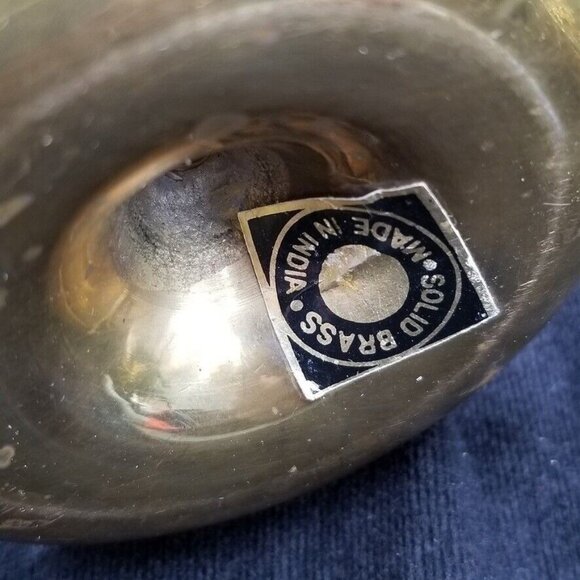 Vintage Solid Brass Candlesticks Battery Operated Twist Gold Handle 10.5" Lot 2 - Picture 11 of 12